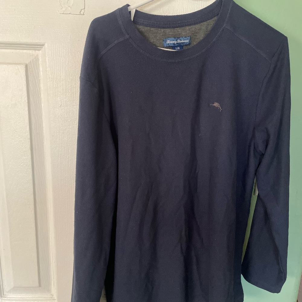 Tommy Bahama Dark Blue Long Sleeve Tee